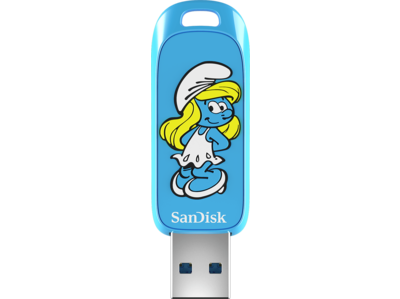 Sandisk Unidad Flash USB SMURFS 256GB USB 3.2 Gen 1 - Hasta 130MB/s