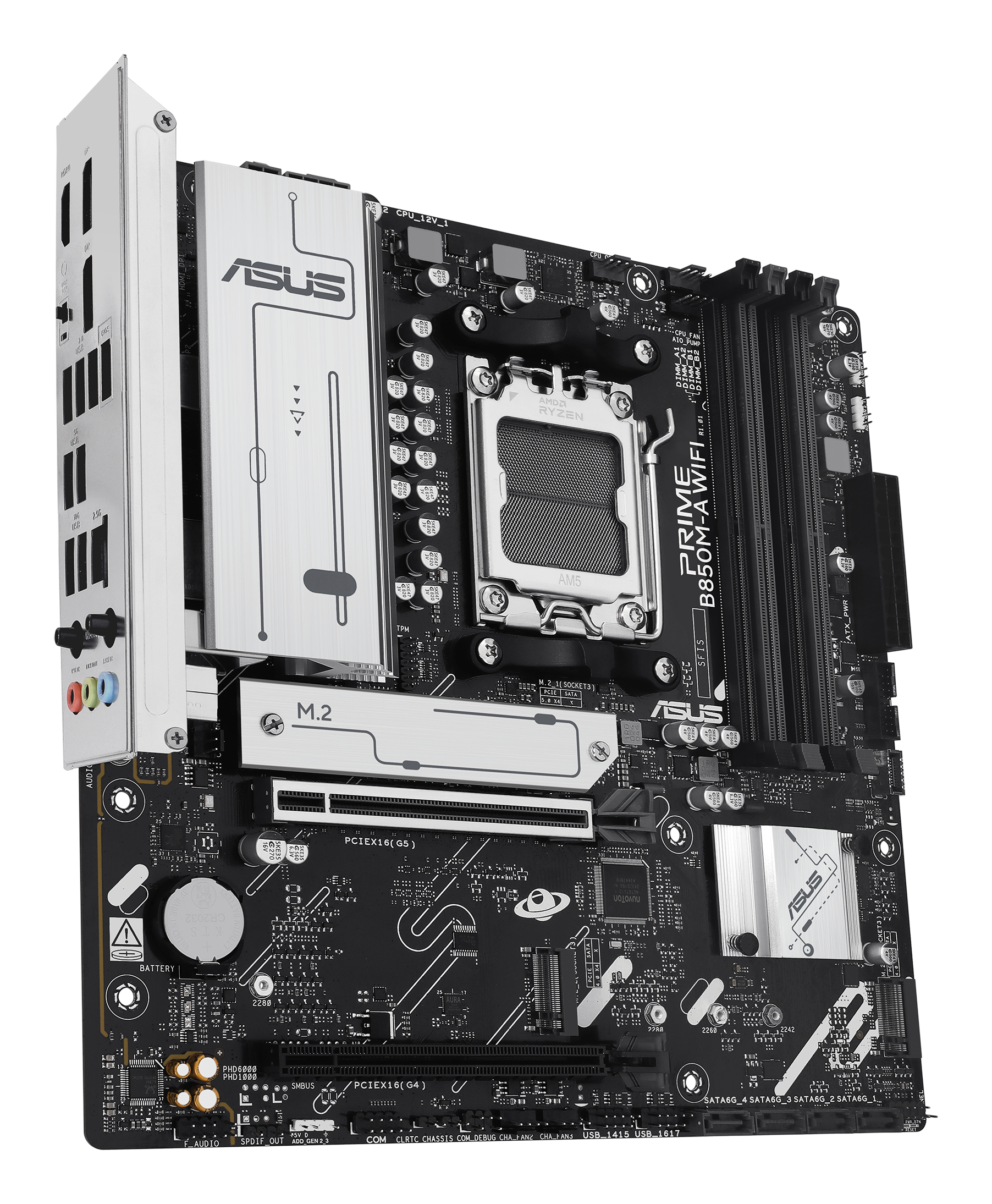 Motherboard ASUS PRIME B850M-A WIFI AM5 mATX con DDR5 y WiFi - Imagen 5