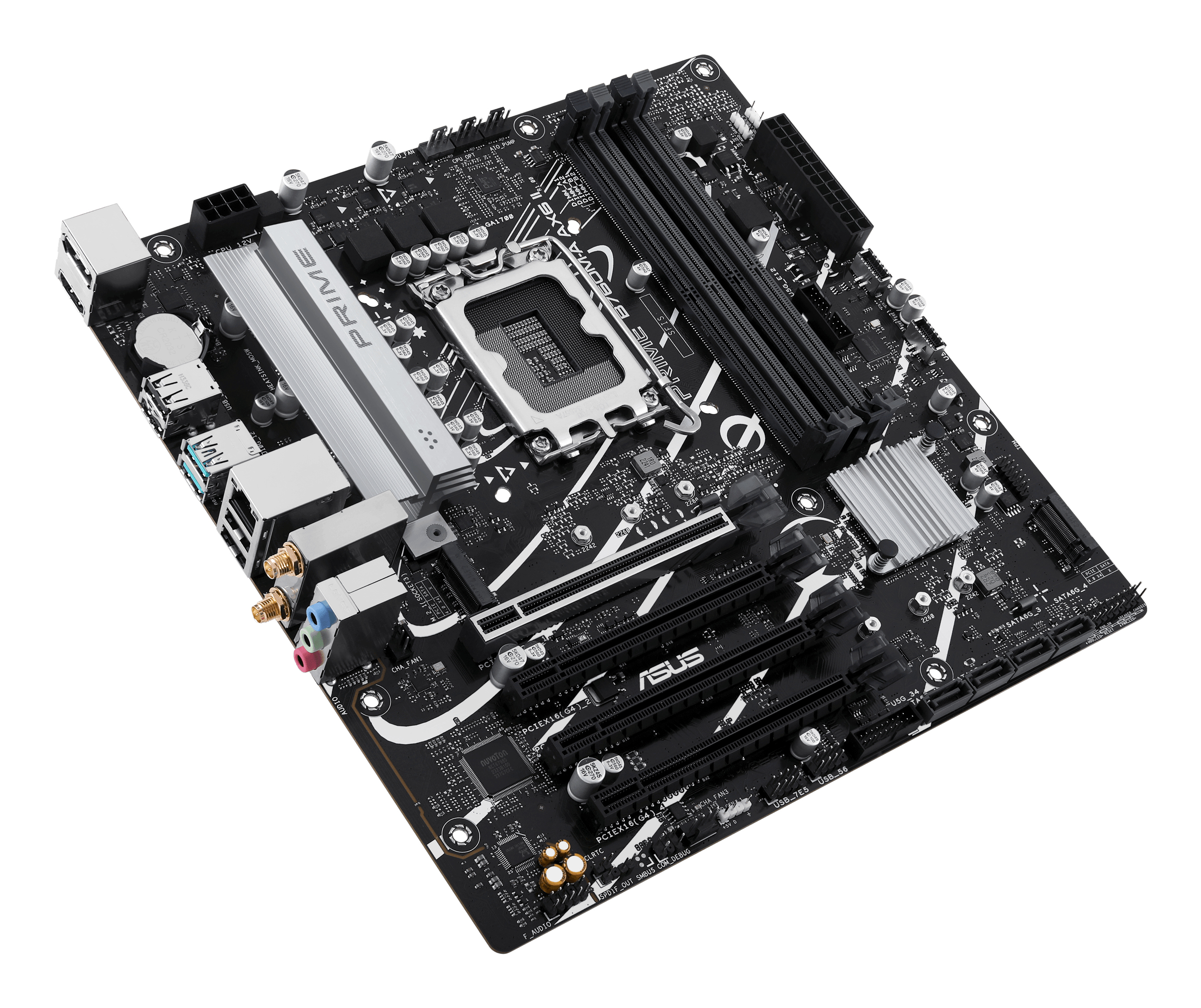 Motherboard ASUS PRIME B760M-A AX6 II mATX LGA1700 Chipset Intel B760 - Imagen 3