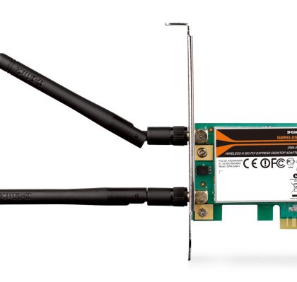 Tarjeta Wireless D-Link DWA-548 PCIe 802.11g/n 300Mbps 2 Antenas 2dBi