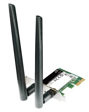 Tarjeta Wireless D-Link DWA-582 AC1200 Dual Band PCI-E para PC de Escritorio