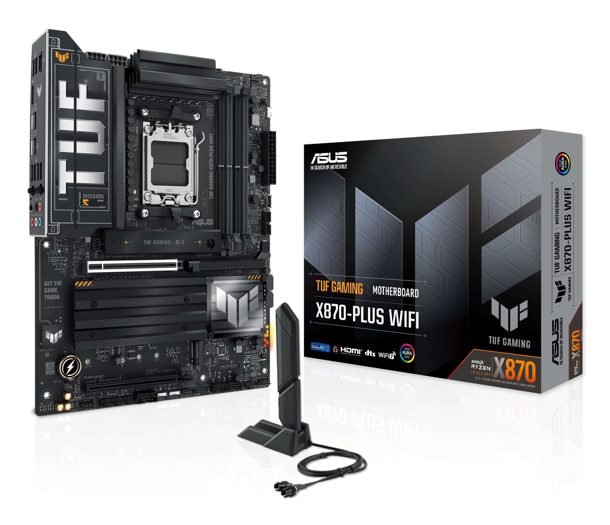 Motherboard ASUS TUF GAMING X870-PLUS WIFI, AMD AM5, ATX, DDR5