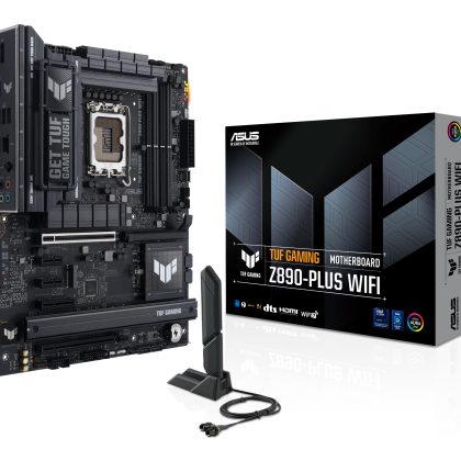 Motherboard ASUS TUF GAMING Z890-PLUS WIFI, LGA 1851, DDR5, ATX - Potencia y Durabilidad