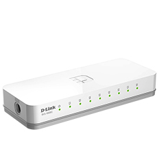 Switch D-Link DES-1008C 8 Puertos 10/100 Mbps Plug and Play Externo