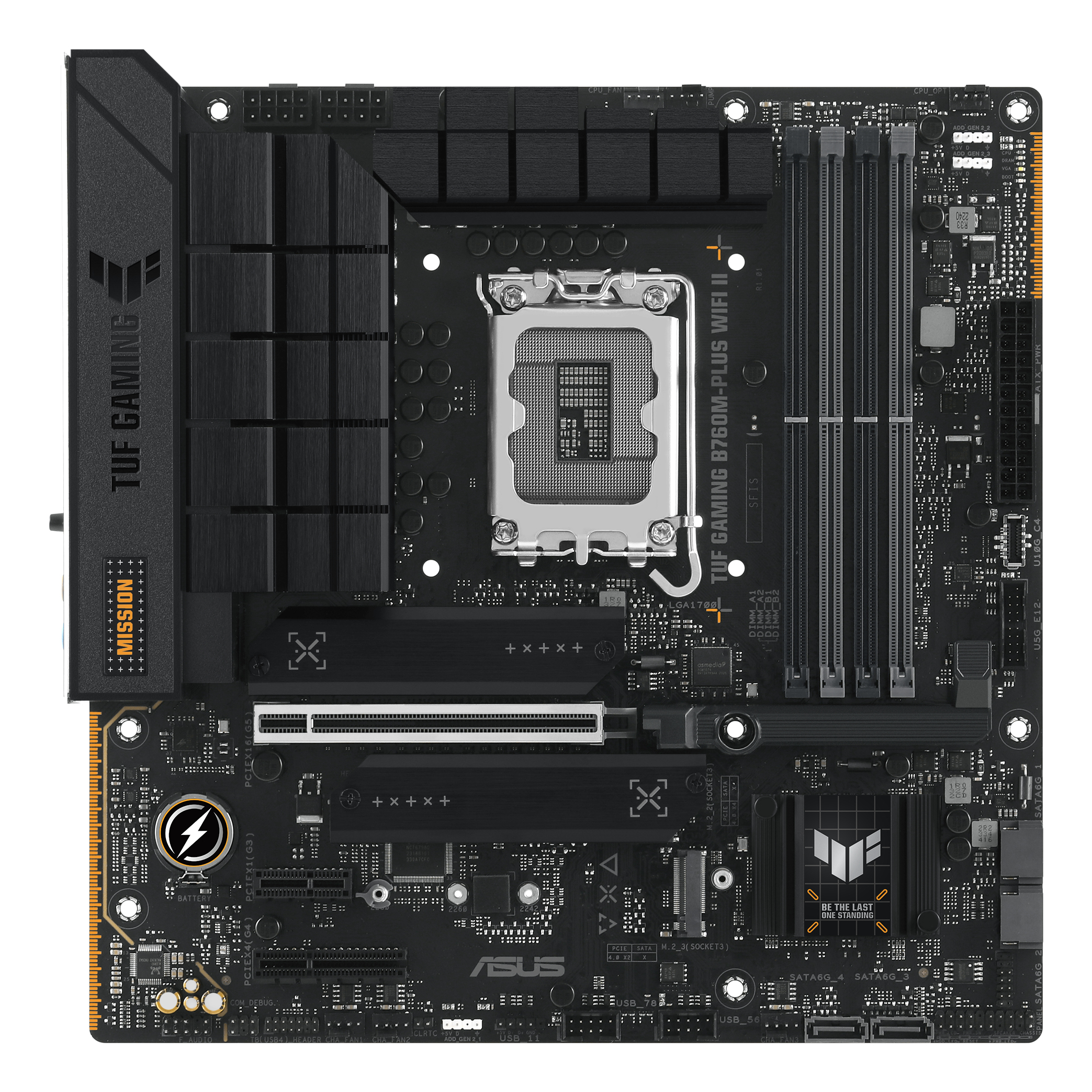 Motherboard ASUS TUF GAMING B760M-PLUS WIFI II, Chipset Intel B760, LGA1700, ATX