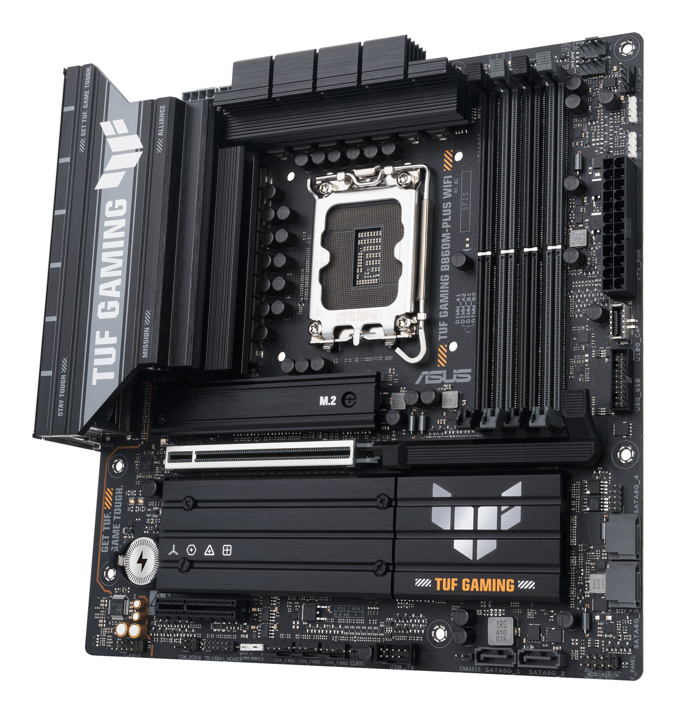 Motherboard ASUS TUF GAMING B860M-PLUS WIFI, LGA1851, DDR5, mATX - Imagen 3