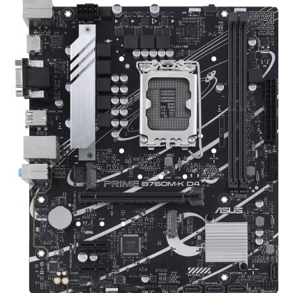 Motherboard ASUS Prime B760M-K D4 LGA1700 mATX para Intel 12va y 13va Gen, DDR4