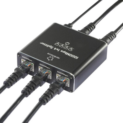 Switch Gigabit Ethernet Renkforce RF-GES-400 4 Puertos USB