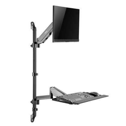 Soporte de pared para monitor con bandeja teclado SpeaKa Professional SP-MM-710