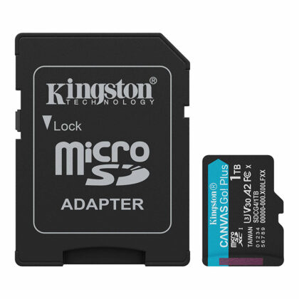 Tarjeta de Memoria Kingston Micro SD 1TB Canvas Go! Plus A2 V30 U3