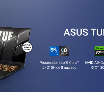 ASUS TUF Gaming F16 FX607VJB-RL209 Laptop 16" WUXGA 144Hz, Intel Core 5 210H, 8GB DDR5, RTX 3050 6GB