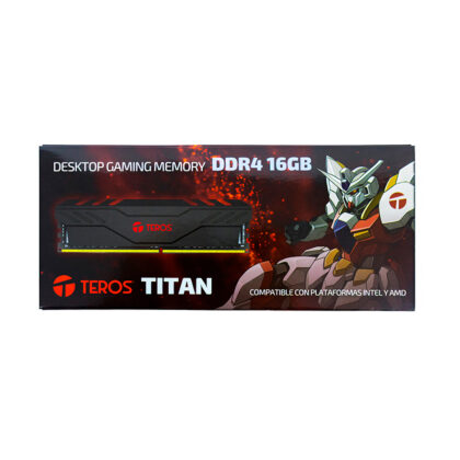 Memoria RAM Teros Titan 16GB DDR4-3200MHz PC4-25600 CL16 Negro