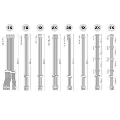 Fuente Poder Asrock SL-1200GW 1200W 80 Plus Gold Modular ATX