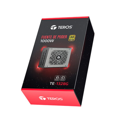 Fuente de Poder Gamer Teros TE-1328G 1000W 80 Plus Gold Modular ATX
