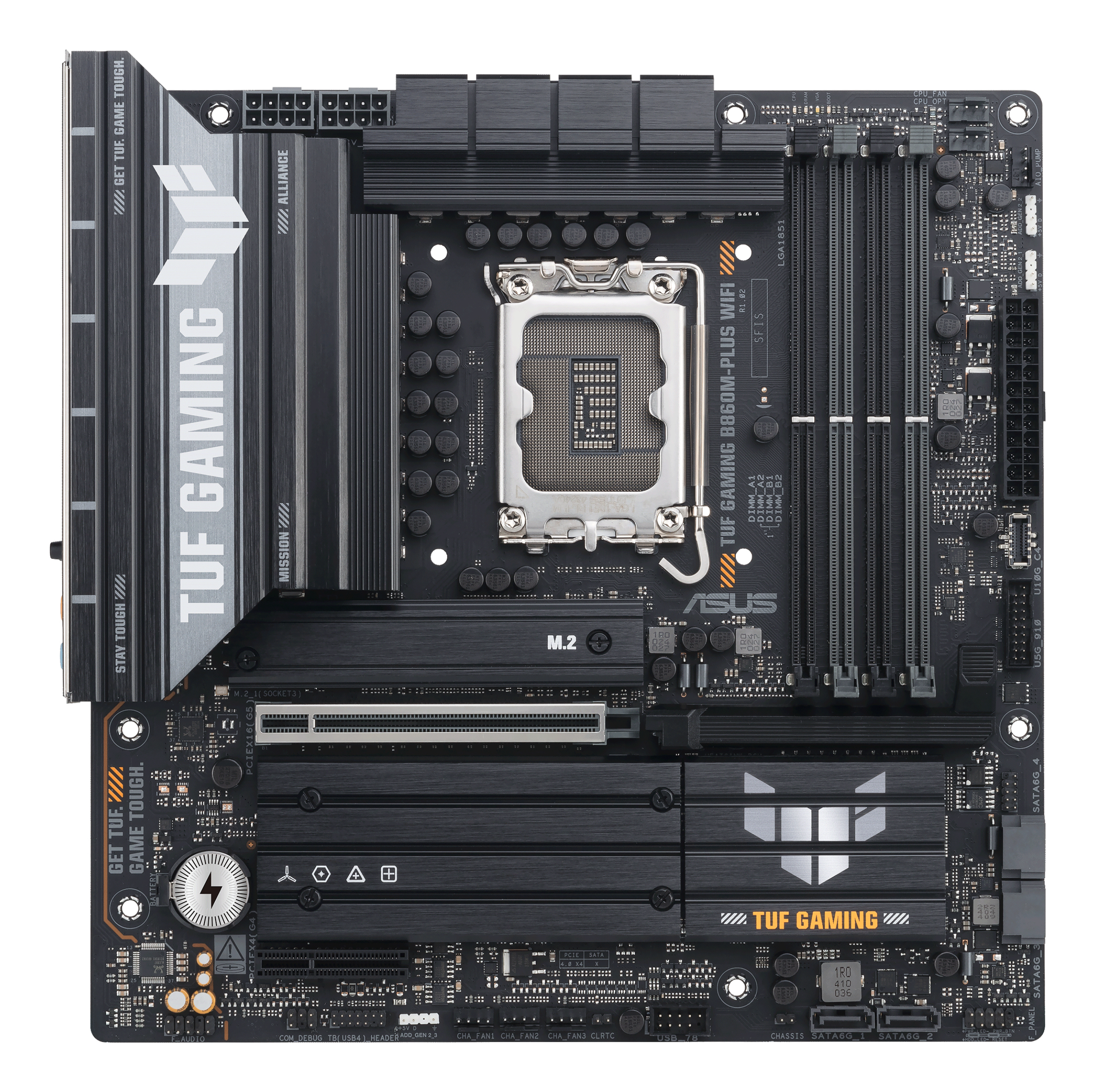 Motherboard ASUS TUF GAMING B860M-PLUS WIFI, LGA1851, DDR5, mATX
