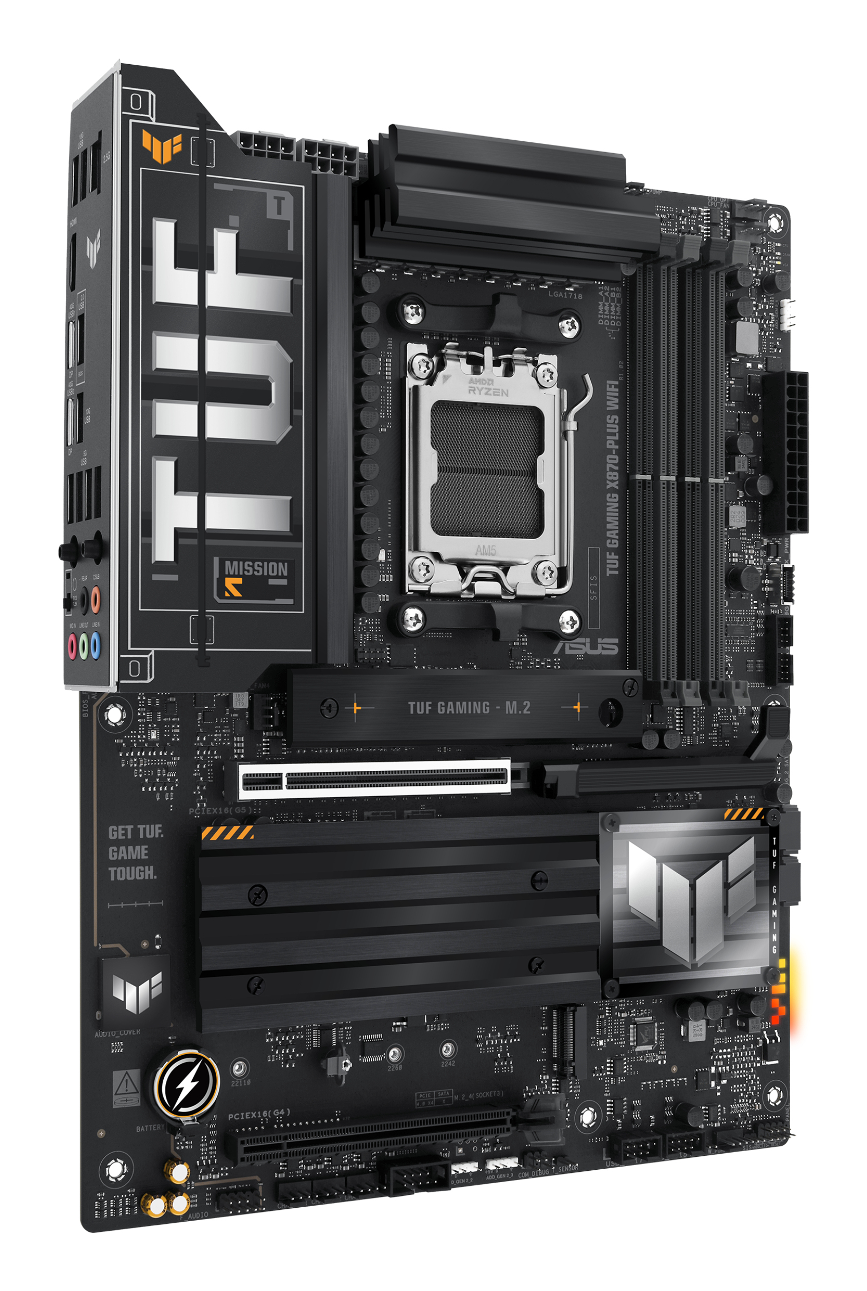 Motherboard ASUS TUF GAMING X870-PLUS WIFI, AMD AM5, ATX, DDR5 - Imagen 3