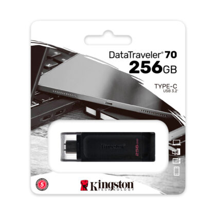 USB Flash Drive Kingston DataTraveler 70 256GB USB-C 3.2 Gen 1