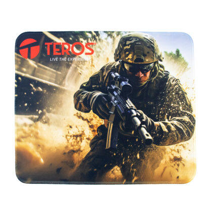 Mousepad TEROS TE-3018S Diseño Impreso y Bordes Reforzados