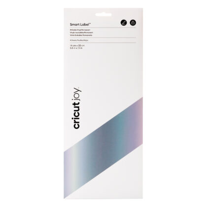 Vinilo Permanente Escribible Smart Label Plateado 13.9cm x 33cm Cricut Joy