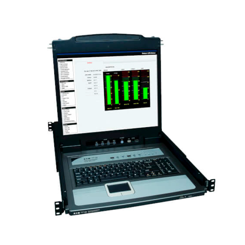 Consola KVM Tripp-Lite 16 Puertos 1U Rack B020-U16-19-K LCD 19"