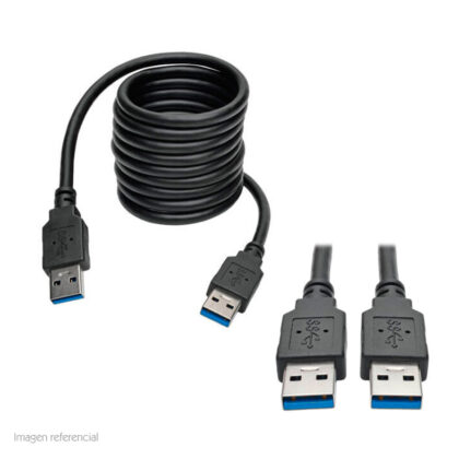 Cable USB 3.0 Tripp-Lite U320-006-BK, SuperSpeed, 1.83m, Negro