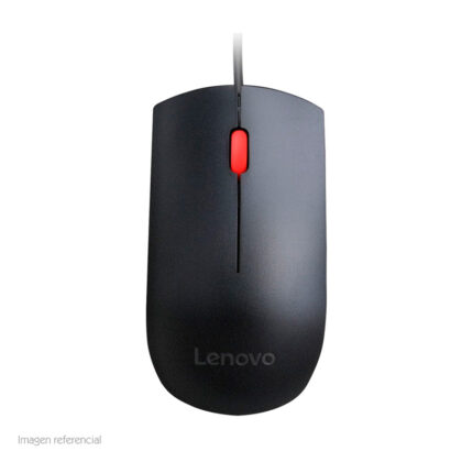 Mouse Óptico Lenovo Essential 1600 DPI USB Negro
