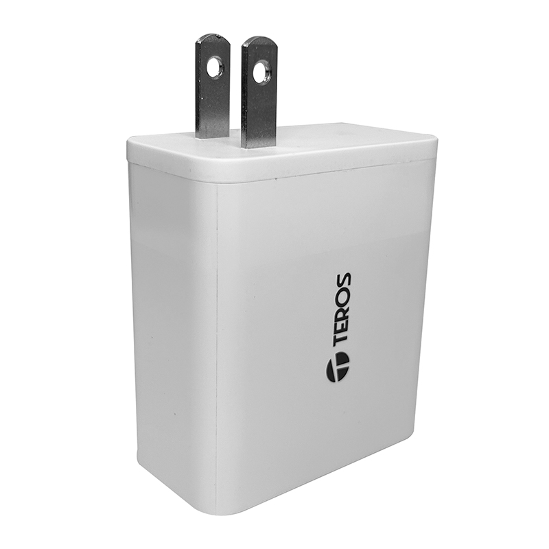 Cargador GaN 65W TEROS TE-70207W USB-C USB-A PD QC