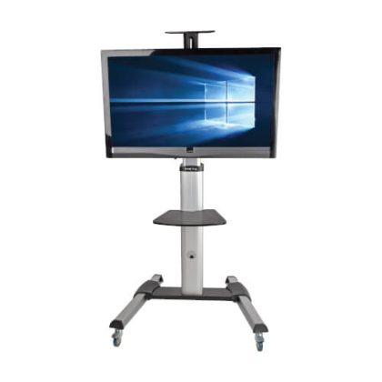 Tripp-Lite DMCS3270XP Soporte Rodante para TV Monitor 32-70 Pulgadas, Plano o Curvo, 4 Ruedas, Capacidad 68 kg, VESA 200x200 a 600x400, Aluminio y Acero