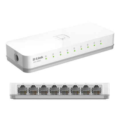 Switch D-Link DES-1008C 8 Puertos 10/100 Mbps, Externo, Auto MDI/MDIX