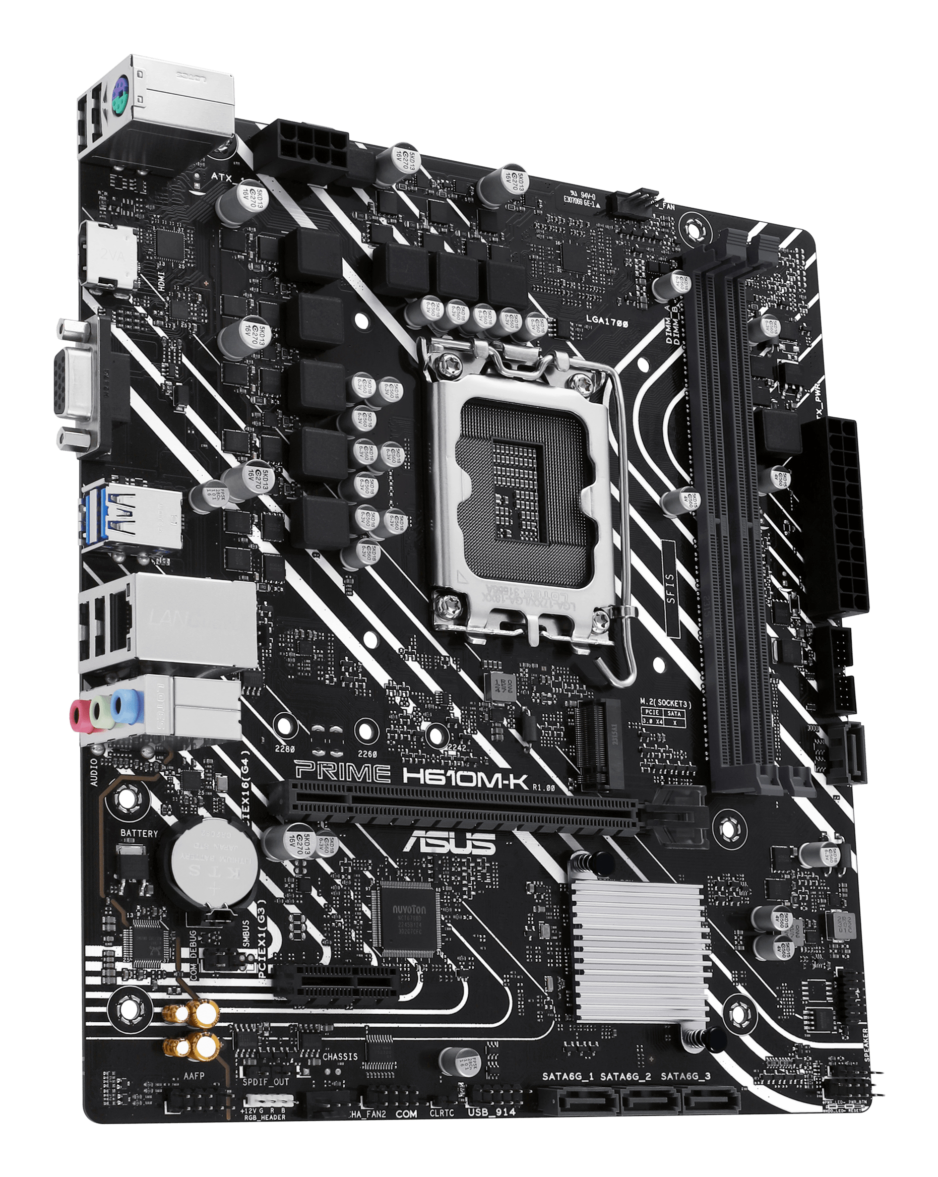 ASUS PRIME H610M-K Motherboard LGA1700 DDR5 Micro ATX Intel H610 - Imagen 4