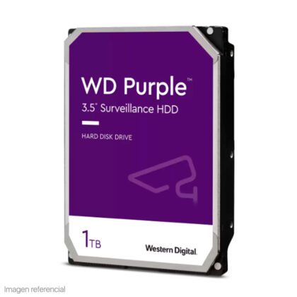 Disco Duro Western Digital WD Purple 1TB 3.5" SATA 6Gb/s 5400RPM