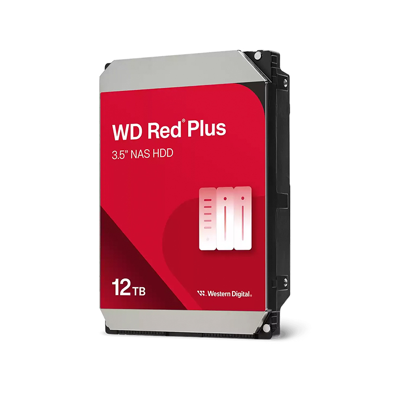 Disco Duro Western Digital Red Plus WD120EFGX 12TB NAS 3.5" SATA 7200rpm 512MB