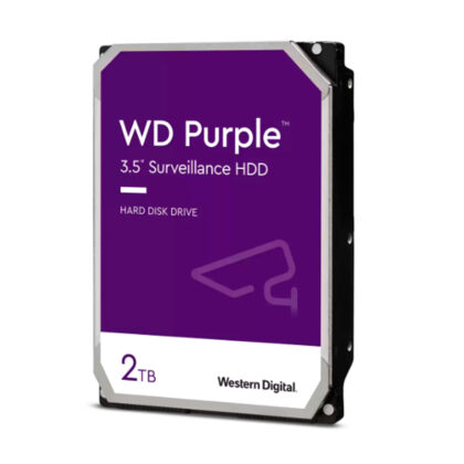 Disco Duro Western Digital WD Purple 2TB SATA 6.0Gb/s 64MB Caché 5400RPM 3.5"
