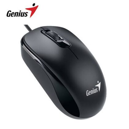 Mouse Genius DX-110 USB Óptico 1000 DPI Negro