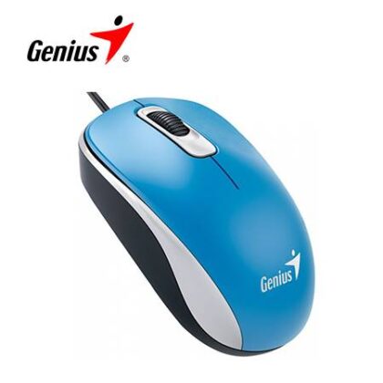 Mouse Genius DX-110 USB Óptico 1000 DPI Azul