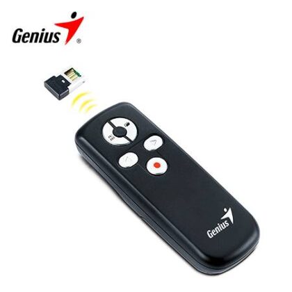 Presentador Inalámbrico Genius Pointer 100 Run 2.4GHz Puntero Láser Negro