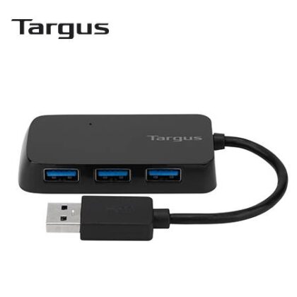 Hub USB Targus 4 Puertos USB-A 3.0 Negro ACH124US