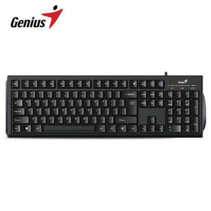 Teclado Genius KB-100 Smart AI Copilot USB Negro Español