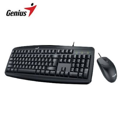 Teclado + Mouse Genius KM-200 USB Multimedia Español Negro