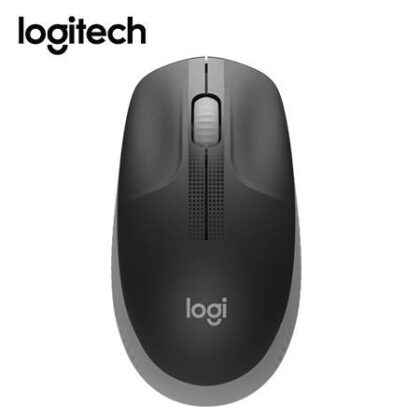 Mouse Logitech M190 Inalámbrico Ergonómico Tamaño Completo (910-005902)