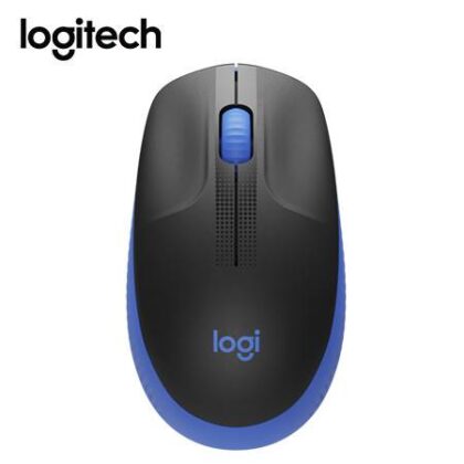 Mouse Inalámbrico Logitech M190 Azul 1000 DPI Ergonómico