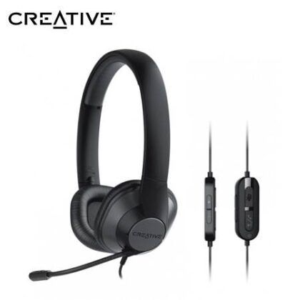 Audífono USB Creative HS-720 V2 con Micrófono Noise-Cancelling, 30mm, Negro