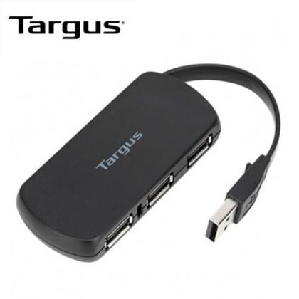 Hub USB Targus 4 Puertos USB-A 2.0 Negro ACH114LP