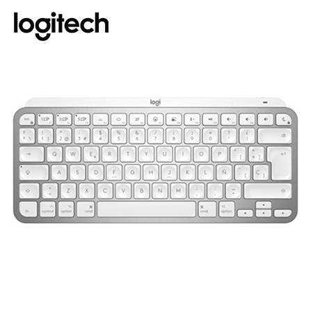 Teclado Logitech MX Keys Mini Inalámbrico Bluetooth Iluminado Pale Grey