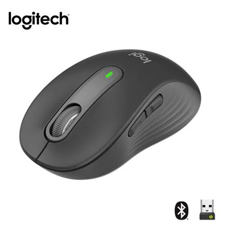 Mouse Logitech Signature M650 Inalámbrico Bluetooth Negro
