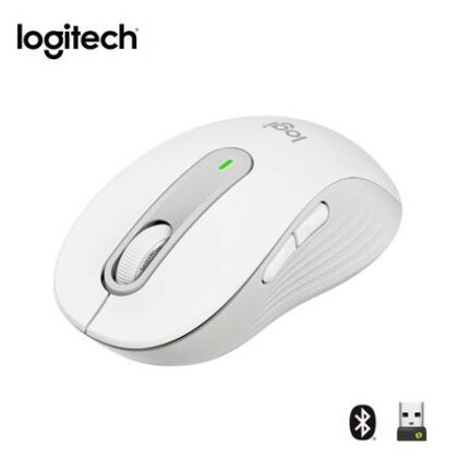 Mouse Logitech Signature M650 Large Inalámbrico Blanco (910-006233)