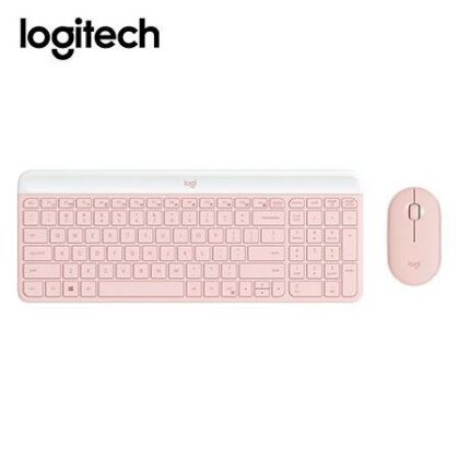 Combo Teclado + Mouse Logitech MK470 Slim Wireless Rose