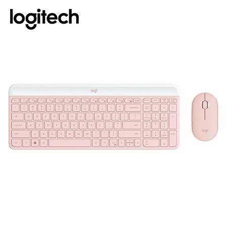 Combo Teclado + Mouse Logitech MK470 Slim Wireless Rose