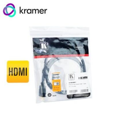 Cable HDMI Kramer C-HM/HM-3 Alta Velocidad 4K 0.9m