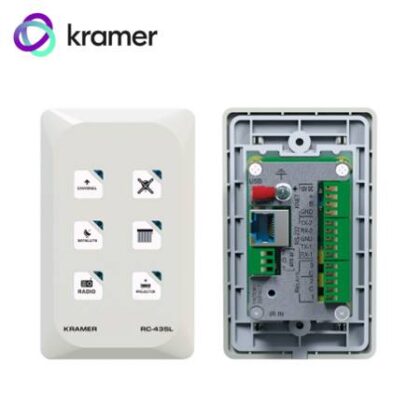 Teclado de Control Kramer RC-43SL 6 Botones Ethernet